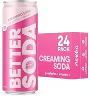 Nexba Better Soda – Creaming Soda – All Natural Sugar Free – 24 x 330mL Cans