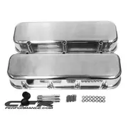 FOR 1965-1995 CHEVY BIG BLOCK 396 427 454 502 TALL POLISHED VALVE COVERS SMOOTH