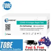 5 Pack Clungene COVID-19 Rapid Antigen Self Test Kit Nasal [10/2026 exp]