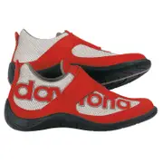 Daytona Moto Fun Motorcycle Shoes, red-silver, Size 40 for Men Red Silver