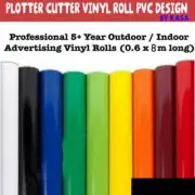 Kasa Vinyl Application Roll or Vinyl Transfer Paper Tape Clear Film Plotting