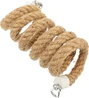 HOLIDYOYO Parrot Rope Toy Bird Swing Adjustable Sisal Rope Perch Safe Decorative