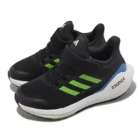 在飛比找博客來優惠-adidas 童鞋 Ultrabounce EL K 黑 綠
