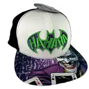 Unisex DC Comics Batman The Joker Hahaha Embroidered Multi-Color Snapback Hat