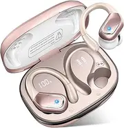 Wireless Earbuds Sport, Bluetooth 5.4 Headphones 2024 Bluetooth Earbuds with 75Hrs Stereo, 4 ENC Mic, Over-Ear Buds with Earhooks Noise Canceling Earphones , IP7 Waterproof Headset for Workout/Running