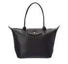 NWT LONGCHAMP Le Pliage City MEDIUM Shoulder Tote BLACK 100% AUTHENTIC