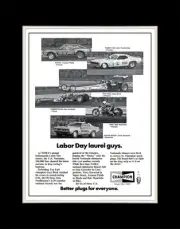 1973 Labor Day Laurel Guys Better Plugs for Everyone Champion - Matted to 11x14
