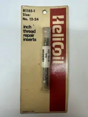 Helicoil Thread Repair Inserts R1185-1 (12-24) Inserts - Set Of 12 - Made In USA