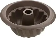 [Lurch] Germany Flexiform 8.6 Inch Silicone Deep Savarin Cake Mold, Brown