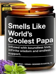 World'S Coolest Papa Candle, Best Papa Gifts, Thoughtful Grandpa Gifts from Gran