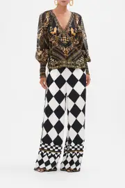 SHIRRED CUFF BLOUSE DUOMO DYNASTY