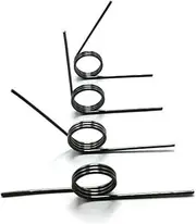 10pcs Spring 65Mn Steel V-Shaped Steel Wire Diameter 0.8mm Angle 60 90 120 180 Degrees(7.2mm 90degrees10Pcs,6.5mm)