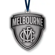 Melbourne Demons AFL Metal Ornament Christmas Tree Decoration
