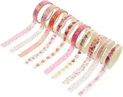 10 Rolls Hot Stamping Tape Handbook Decors Scrapbook Decor Tape Present Wrapping Tape Scrapbook Tapes Paper Tape Multi-Purpose Tape Decorative Paper Tapes