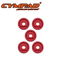 在飛比找PChome24h購物優惠-CYMPAD CS15/5R 銅鈸毛氈 紅色五入款