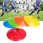 1-10 Sports Training Discs Markers Cones Soccer Afl Exercise Personal Fitness AT