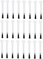 NIYANGLE 50Pcs Nail Polish Applicator Brushes with Ergonomic Handle for Mess Nail Art Application for Gel and Liquid Polish for DIY Enthusiasts
