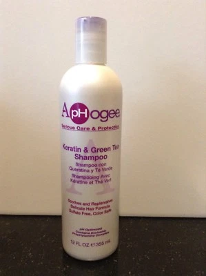 Aphogee | Keratin & Green Tea Shampoo | Serious Care & Protection | 12 Oz | New!