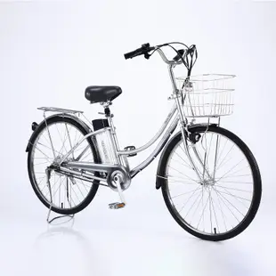 日本款不銹鋼26寸電動自行車銅焊電動車