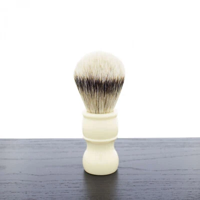 West Coast Shaving Beacon Shaving Brush, Silvertip, Ivory