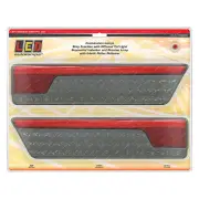 LED Autolamps Black Stop Tail Reverse Reflector Sequential Indicator 2 Blister