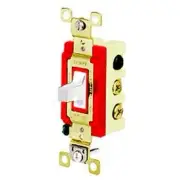 Bryant 4925W Toggle Switch Double Pole Double Throw 20A 120/277V AC White Bryant