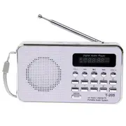 T-205 Portable Camping Hiking Outdoor Sport HiFi Speaker Digital Multimedia Loudspeaker FM Radio