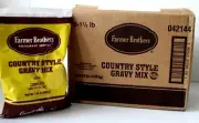 FARMER BROTHERS COUNTRY STYLE GRAVY MIX 1 CASE 6 BAGS 1.5 LB BAG 042144