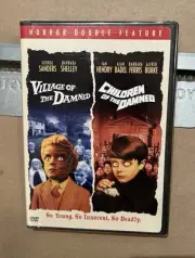 SEALED/NEW - Horror Double Feature- Village Of The Damned/Children Of The Damned