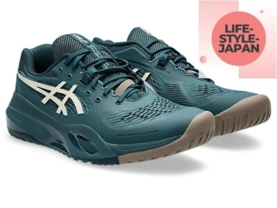 ASICS GEL-RESOLUTION X All Court 1041A481 300 Saxon Green/Birch Men Tennis Shoes