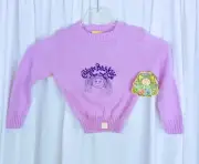 RARE VTG NWT Cabbage Patch Kids Sweater Clubhouse 80s Size Medium Youth Doll