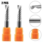 Plywood End Mills Particle Board Resin Single Spiral End Mill 2Pcs 50mm