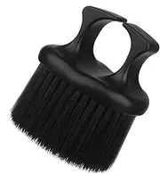 Beard and Mustache Grooming Tool,Barber Brush with Soft Bristles | Ergonomic Design Finger Ring Handle Mustache Combs for Barbering and Styling