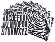 Gadpiparty 10 Sheets Self Adhesive Alphabet Stickers for Mailbox DIY Crafting Address Sign Durable Letter Decals for Home Decor and Personalization