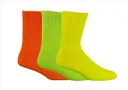 Socks 92% Bamboo Textiles Extra Thick Premium Work Sock Hi Vis Colours