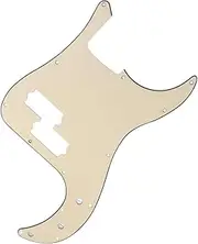 ERINGOGO Beige Pb Pickguard Scratch Plate for Bass Guitar Design Scratch Protection Replacement for Models