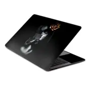 Skin Decal Wrap for MacBook Pro 13" Retina Touch Dark Rose tattoo Girl