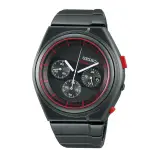 SEIKO精工 SPIRIT 7T12-0CD0R(SCED055J) 聯名設計限量計時手錶/紅+黑 43MM