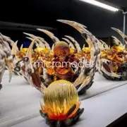 A+ Studio One Piece Gold Sengoku Resin Model In Stock 26cm Led Light Collection