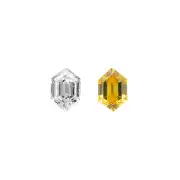 0.40 Ct. - 2 Natural Loose Diamond Side Stones E, Hexagonal,VS1 Handmade Jewelry