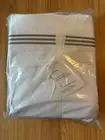 Pottery Barn Percale/Embroidered Sheet Set Queen Brown, New with Tag