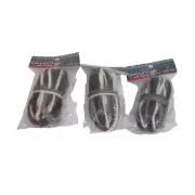 NEW Set of 3 Wool Black Variegated Pencil Roving Yarn for Weaving Crafts