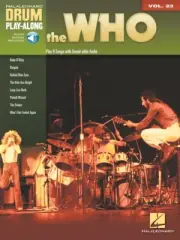 The Who Drum Play-Along Book and Audio Percussion Sheet Music NEW 000701191
