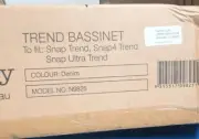 Valco Baby Single Trend Bassinet for Snap Trend, Snap4 Trend Denim NEW