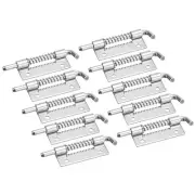 Spring Loaded Latch Pin, 10Pcs 2.83" - Stainless Steel Left-Handed with Hole