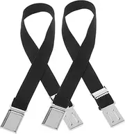 [OATIPHO] 2pcs Boys and Girls Toddlers Belts Elastic Stretch Adjustable Belt for Boys Girls Black