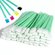 200pcs 5.1" Foam Tip Cleaning Swabs For Solvent Format Printers,Sponge Stick