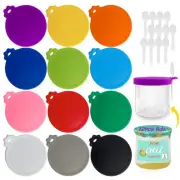 Oui Yogurt Jar Lids Silicone - 12 pack Oui Lids for Yoplait Yogurt Container ...
