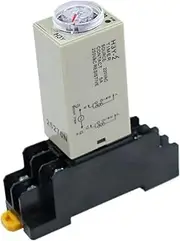 DJDLFA 1SET H3Y-2 60S 24V Small time Relay Power on time delay Silver Point