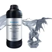 Upgraded Head Carving 3D Printer Resin, 405nm SLA Fast UV-Curing Resin, High ...